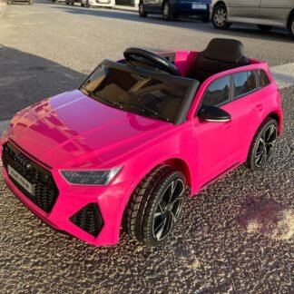 VENTA Audi RS6 12, asiento de cuero, goma EVA, ROSA-PINK AC-BRD2118-LE11962